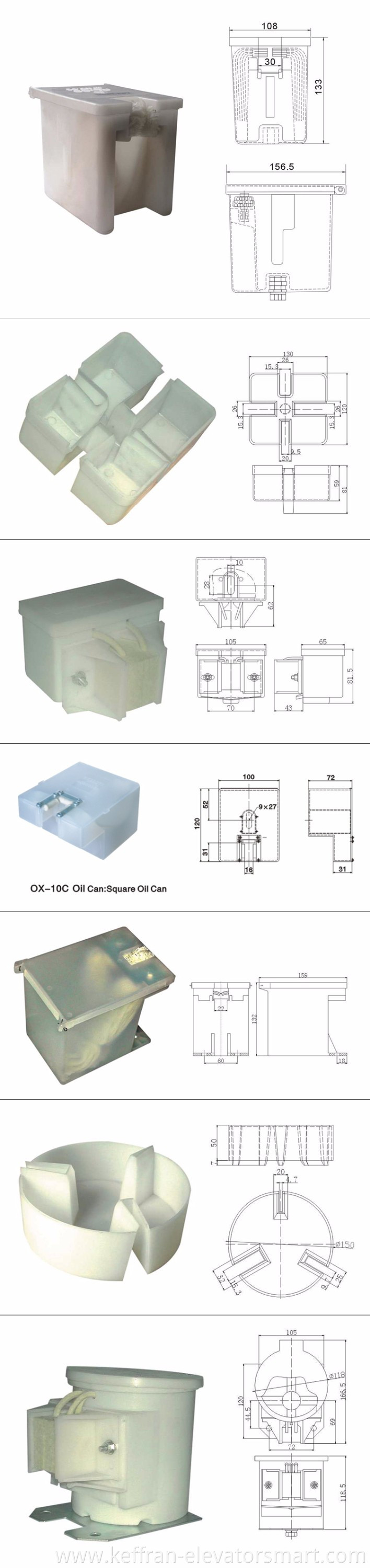 China best supplier dependable most effective oil cup elevator spare part